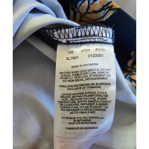 Columbia Women's XXL Sleeveless Floral Bird Print Bogata Bay Dress Omni-Shield - Picture 8 of 16